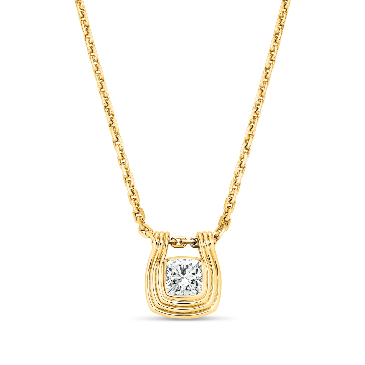 CONTESSA CUSHION CUT DIAMOND PENDANT