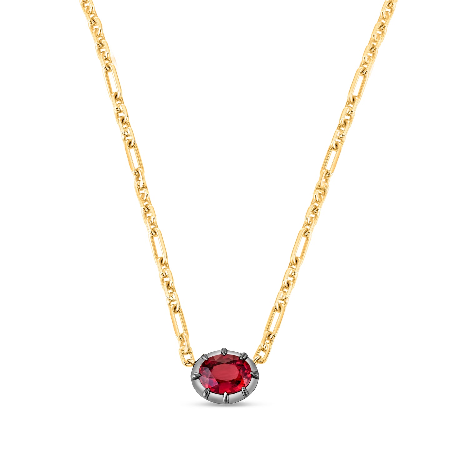 MILA RUBY PENDANT ON CHAIN