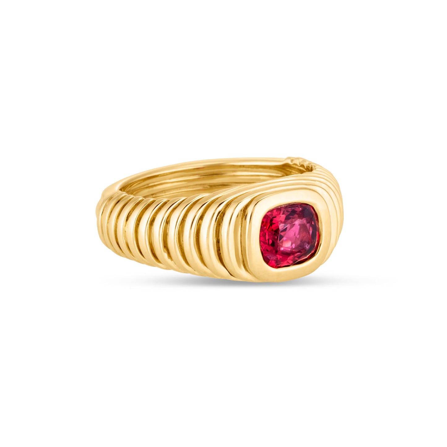 Contessa Red Spinel Pinkie Ring