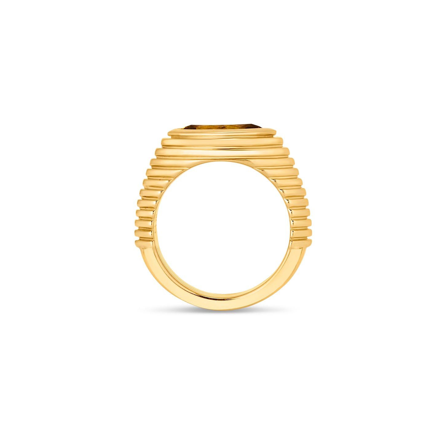 Contessa Yellow Sapphire Pinkie Ring