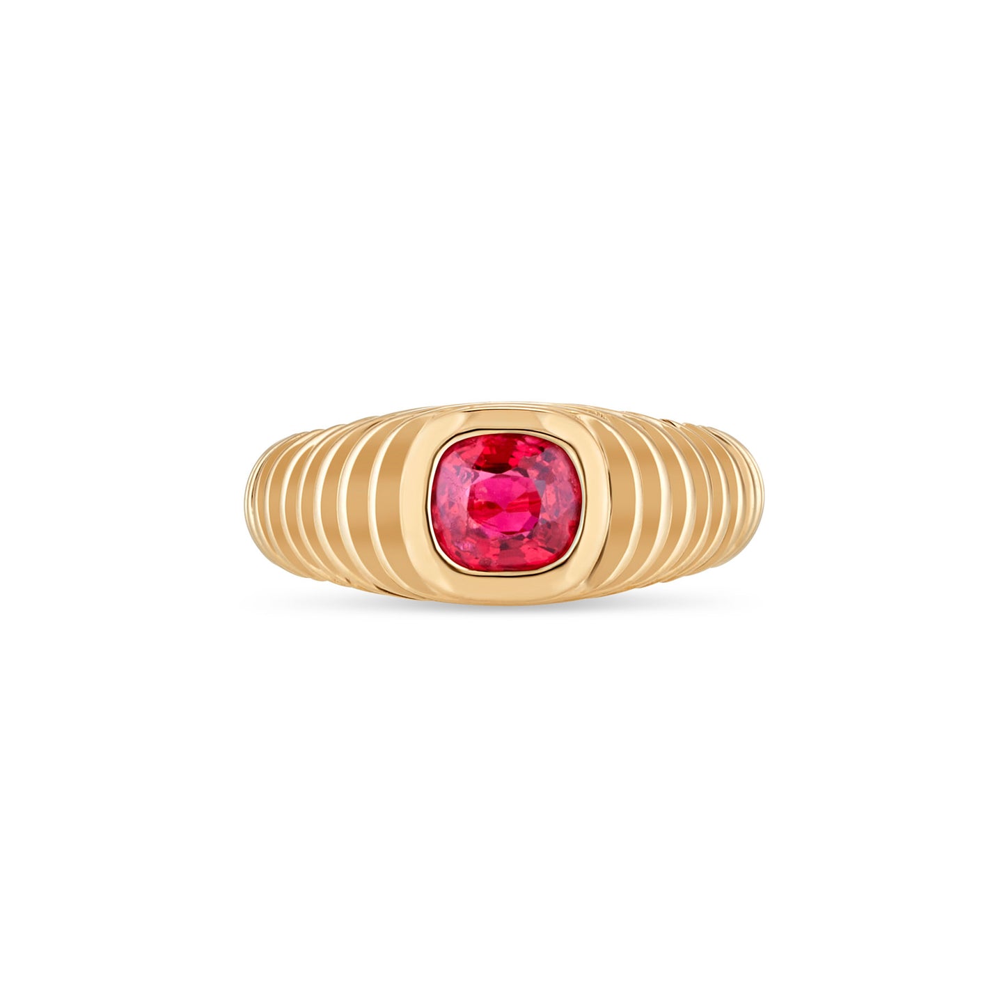 Contessa Red Spinel Pinkie Ring