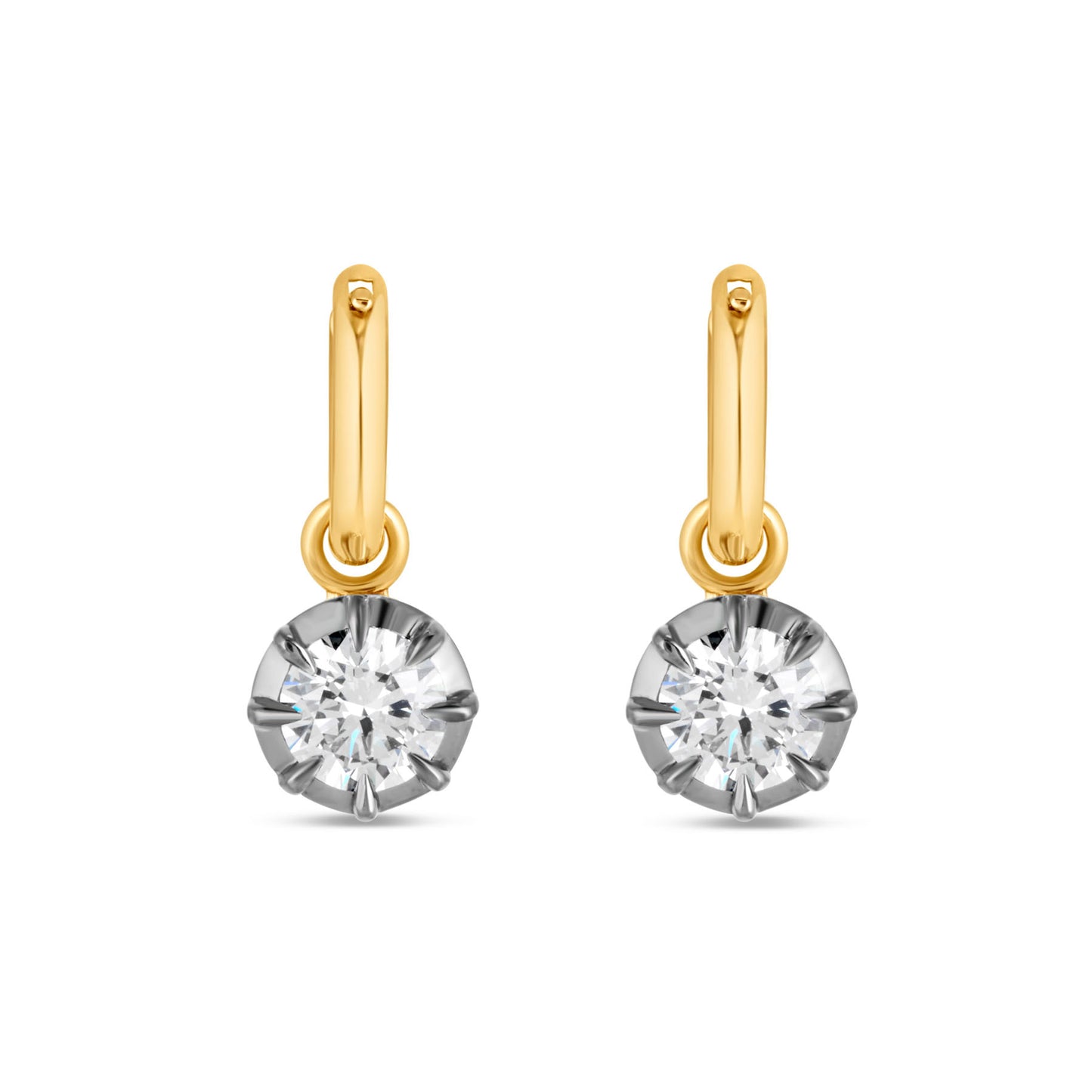 GEORGIAN DIAMOND DROP EARRINGS