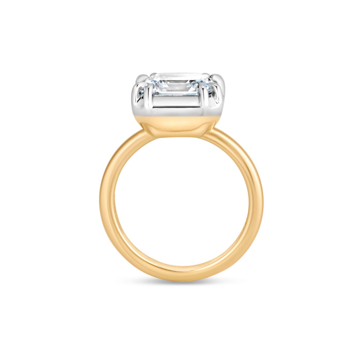 ASSCHER GEORGIAN RING