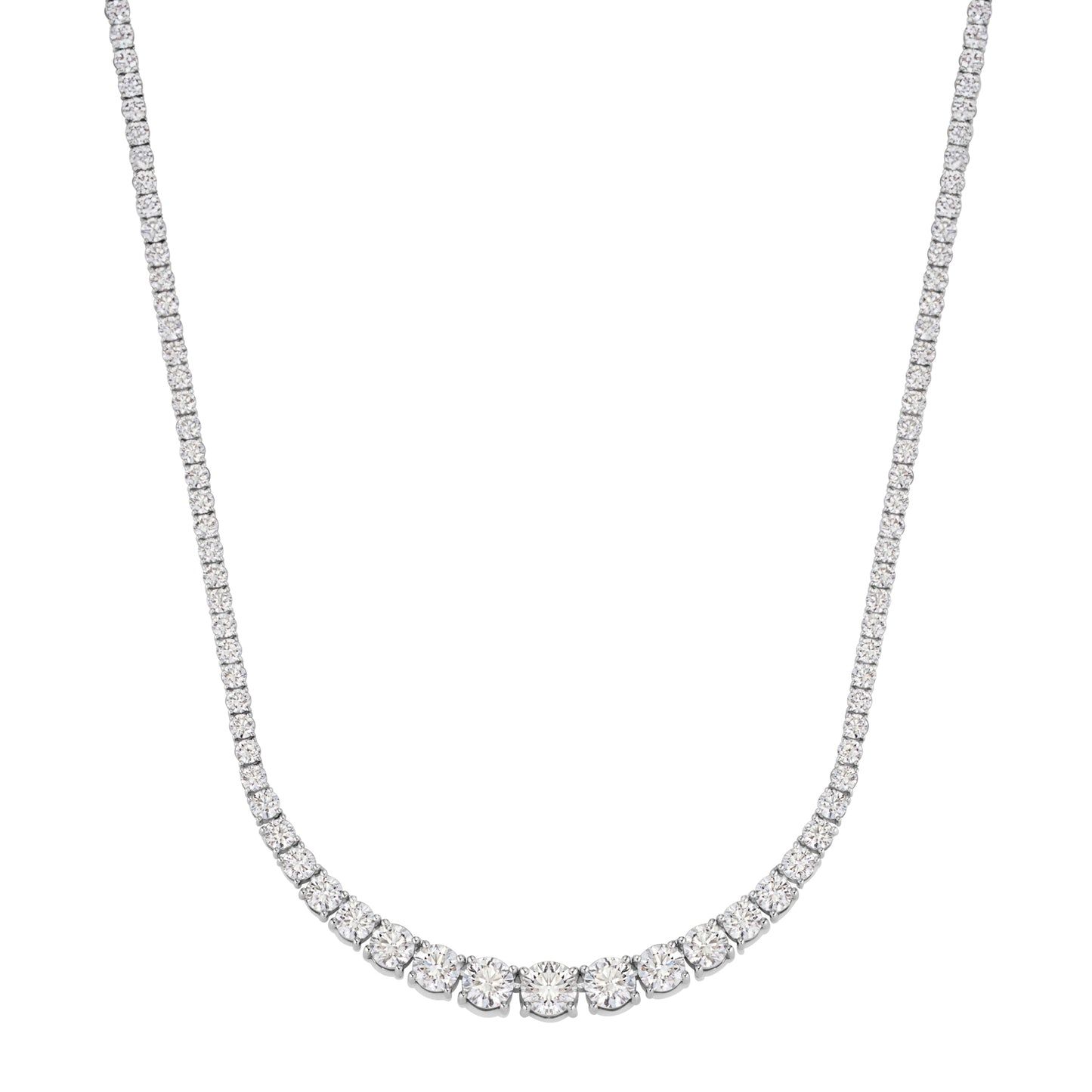 GRADUATING TENNIS NECKLACE