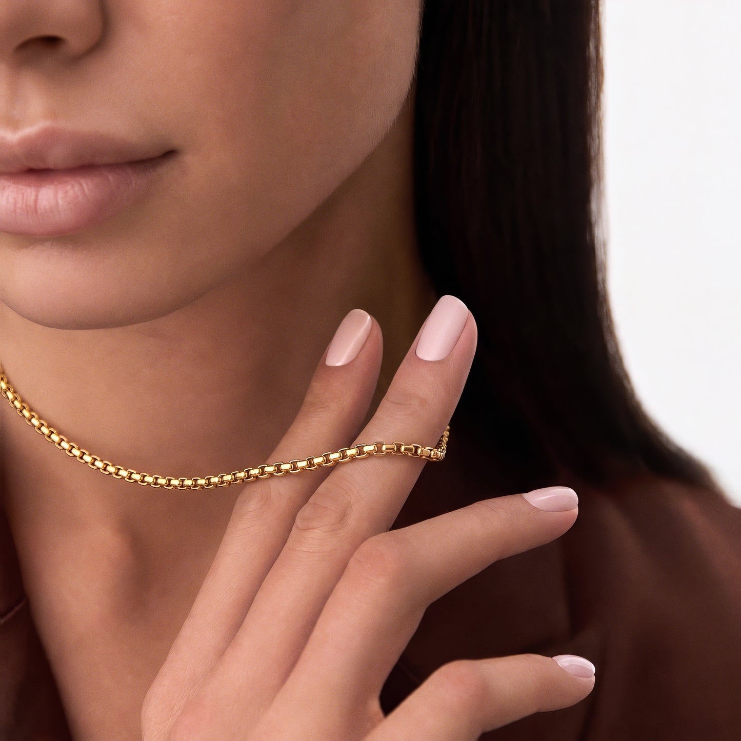 BOX CHAIN NECKLACE