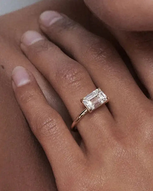 Why We Can’t Get Enough Of The Unique East-West Engagement Ring