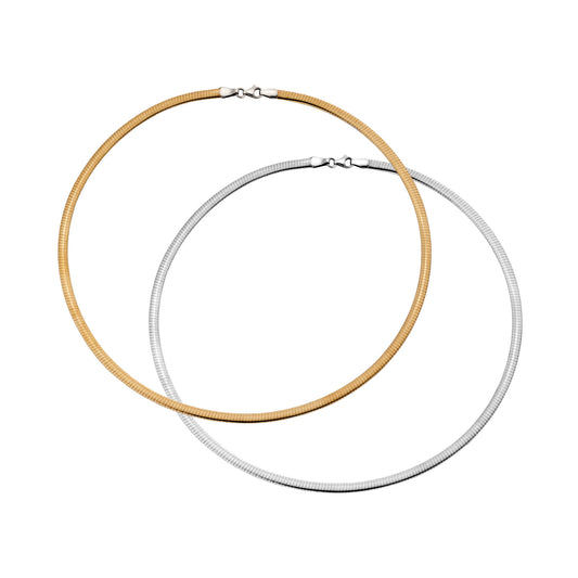 OMEGA TWO-TONE NECKLACE