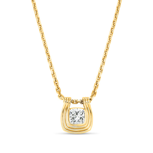 CONTESSA CUSHION CUT DIAMOND PENDANT