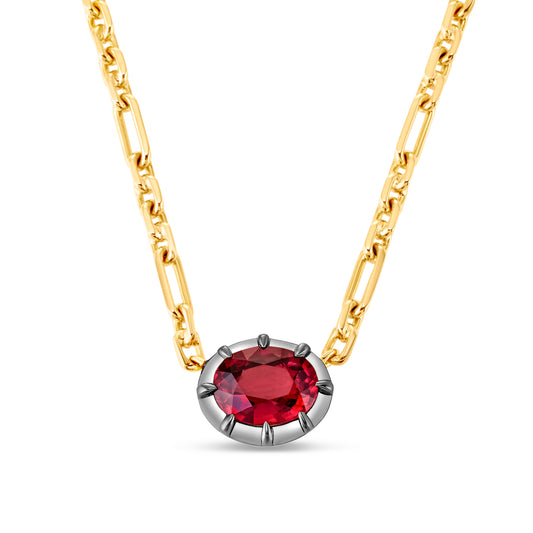 MILA RUBY PENDANT ON CHAIN