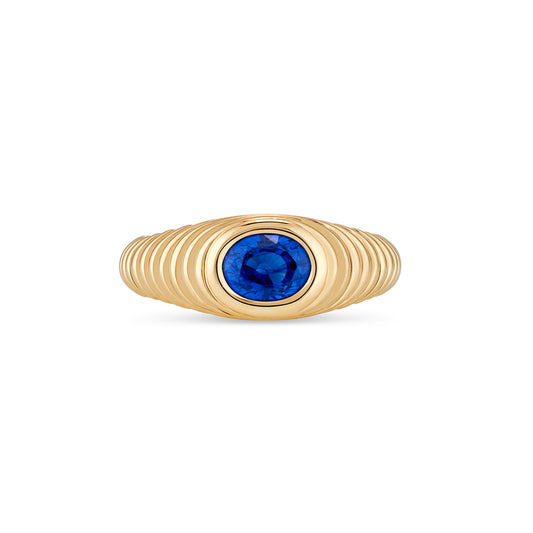 Contessa Ceylon Sapphire Pinkie Ring
