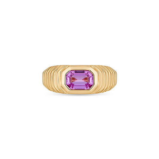 Contessa Pink Sapphire Pinkie Ring