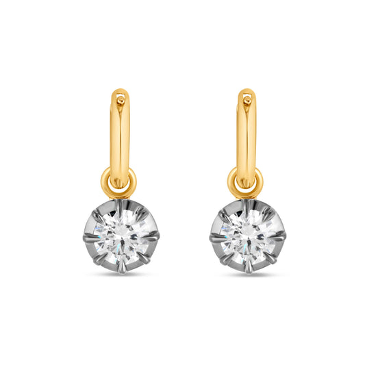 GEORGIAN DIAMOND DROP EARRINGS