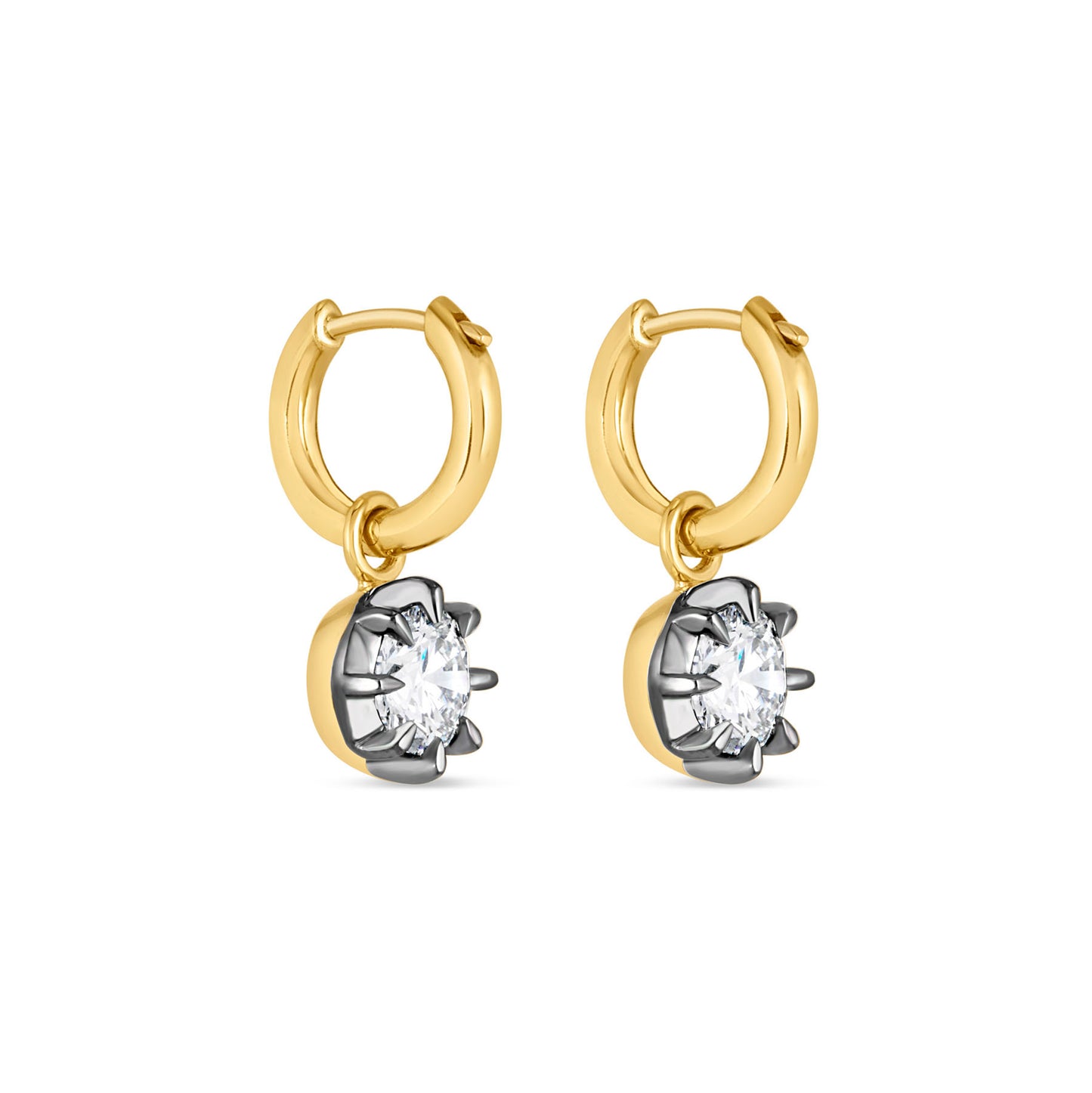 GEORGIAN DIAMOND DROP EARRINGS