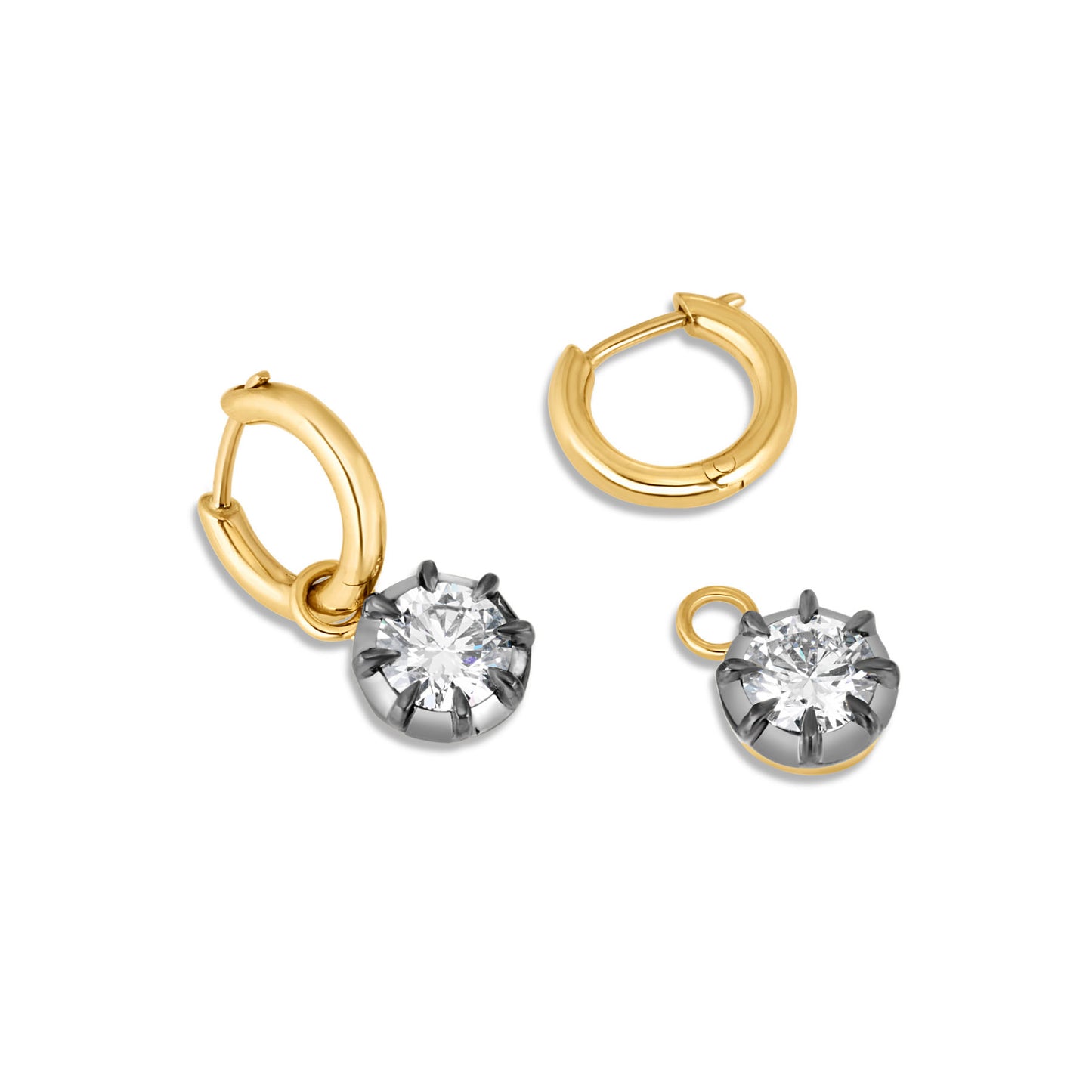 GEORGIAN DIAMOND DROP EARRINGS