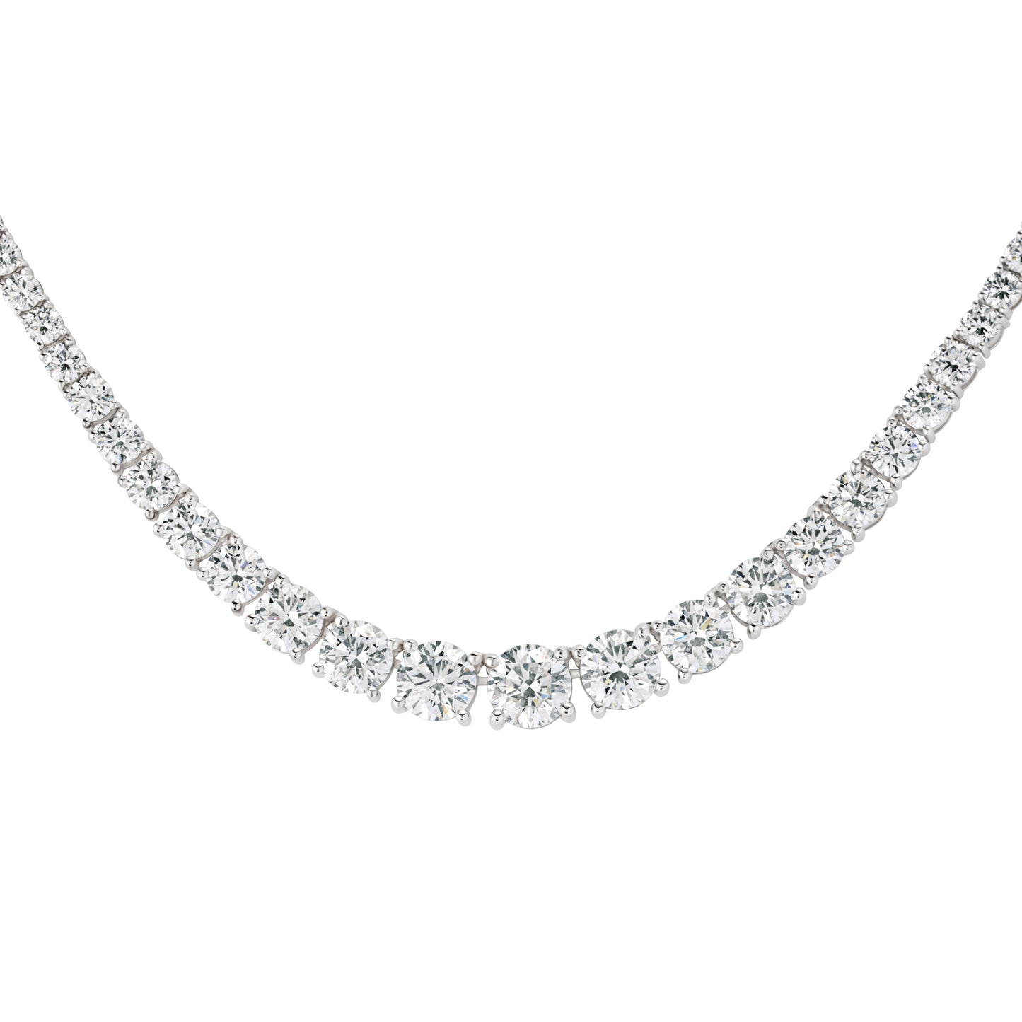 GRADUATING TENNIS NECKLACE