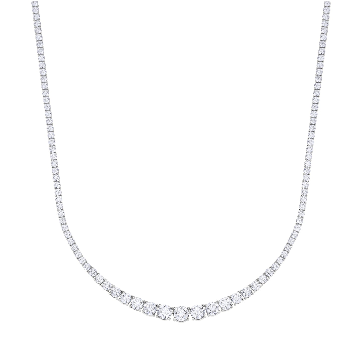 GRADUATING TENNIS NECKLACE