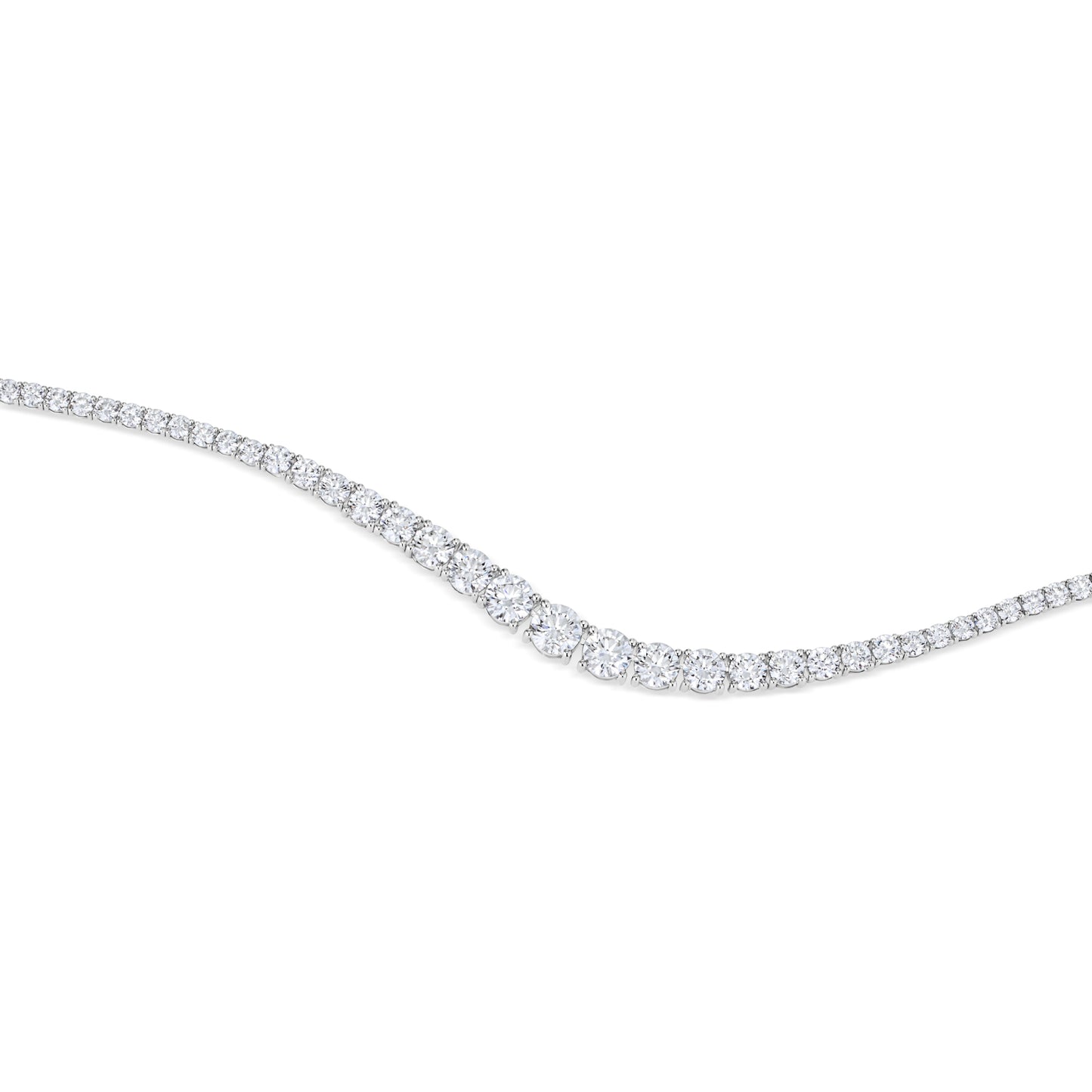 GRADUATING TENNIS NECKLACE