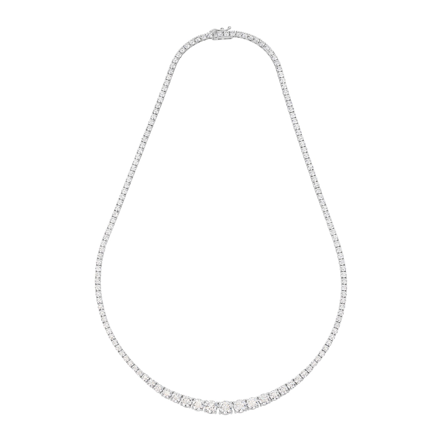 GRADUATING TENNIS NECKLACE