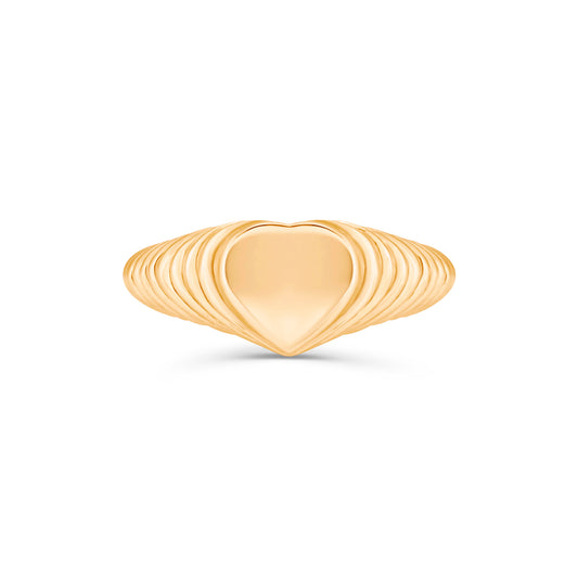 Contessa Heart Signet Ring