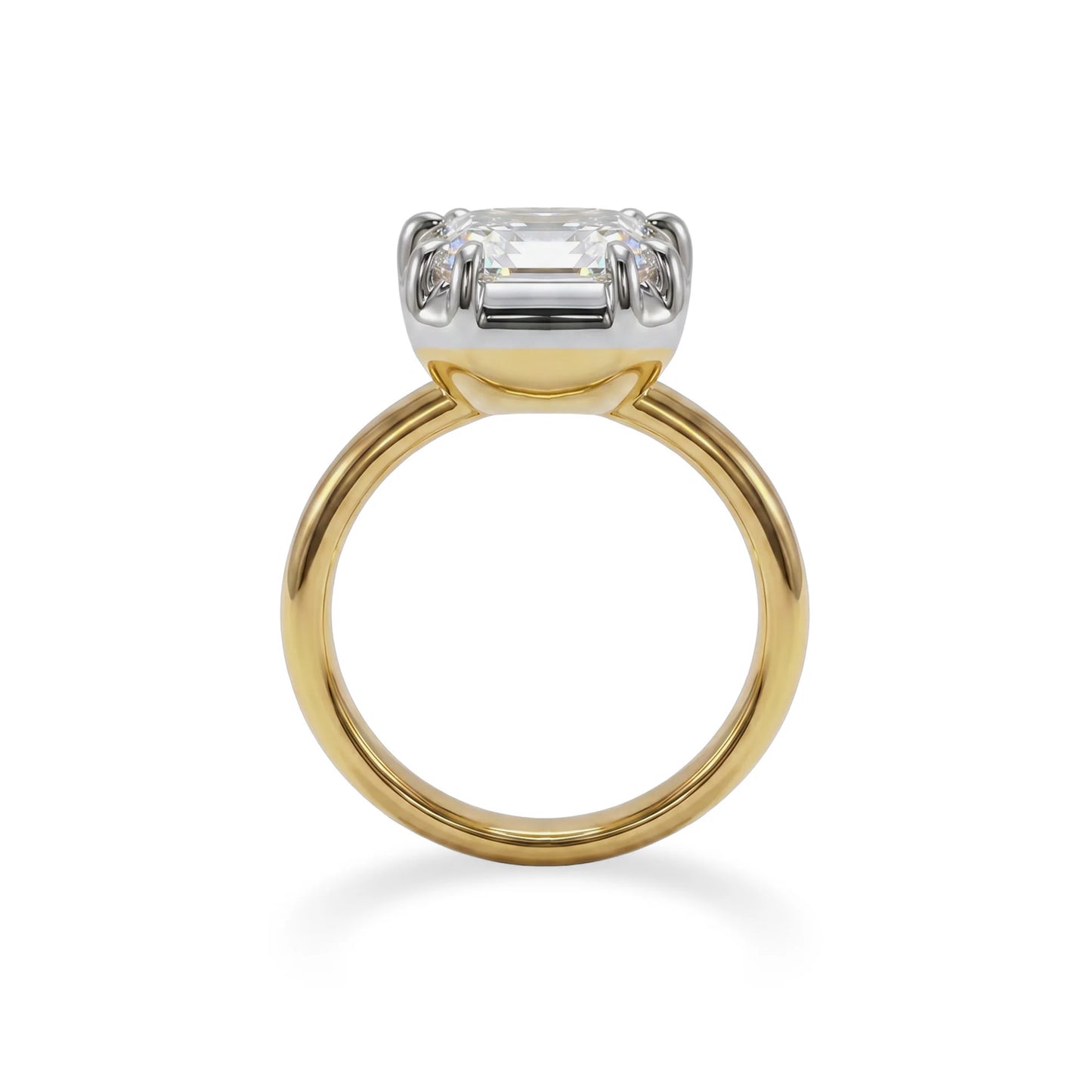 ASSCHER GEORGIAN RING