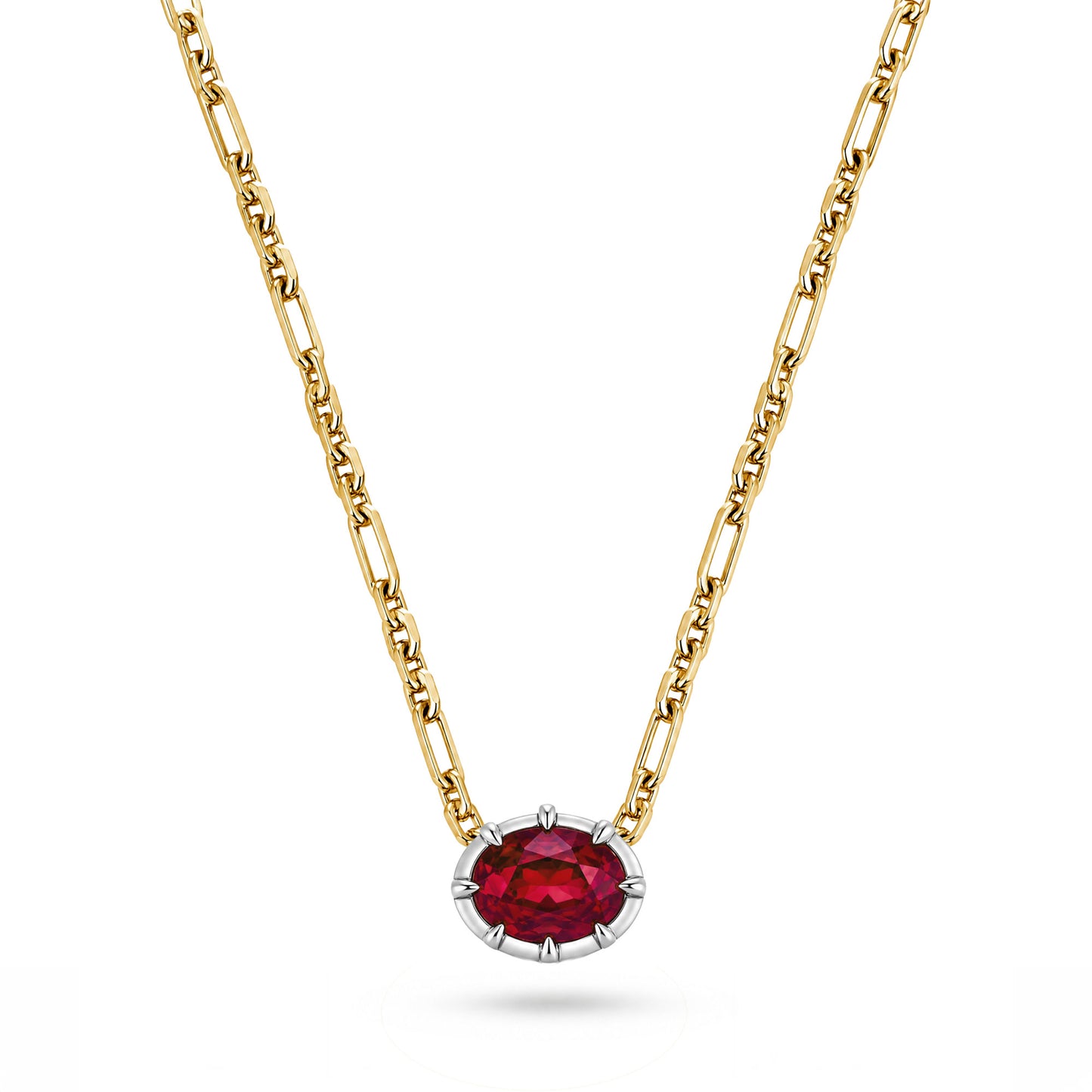 MILA RUBY PENDANT ON CHAIN