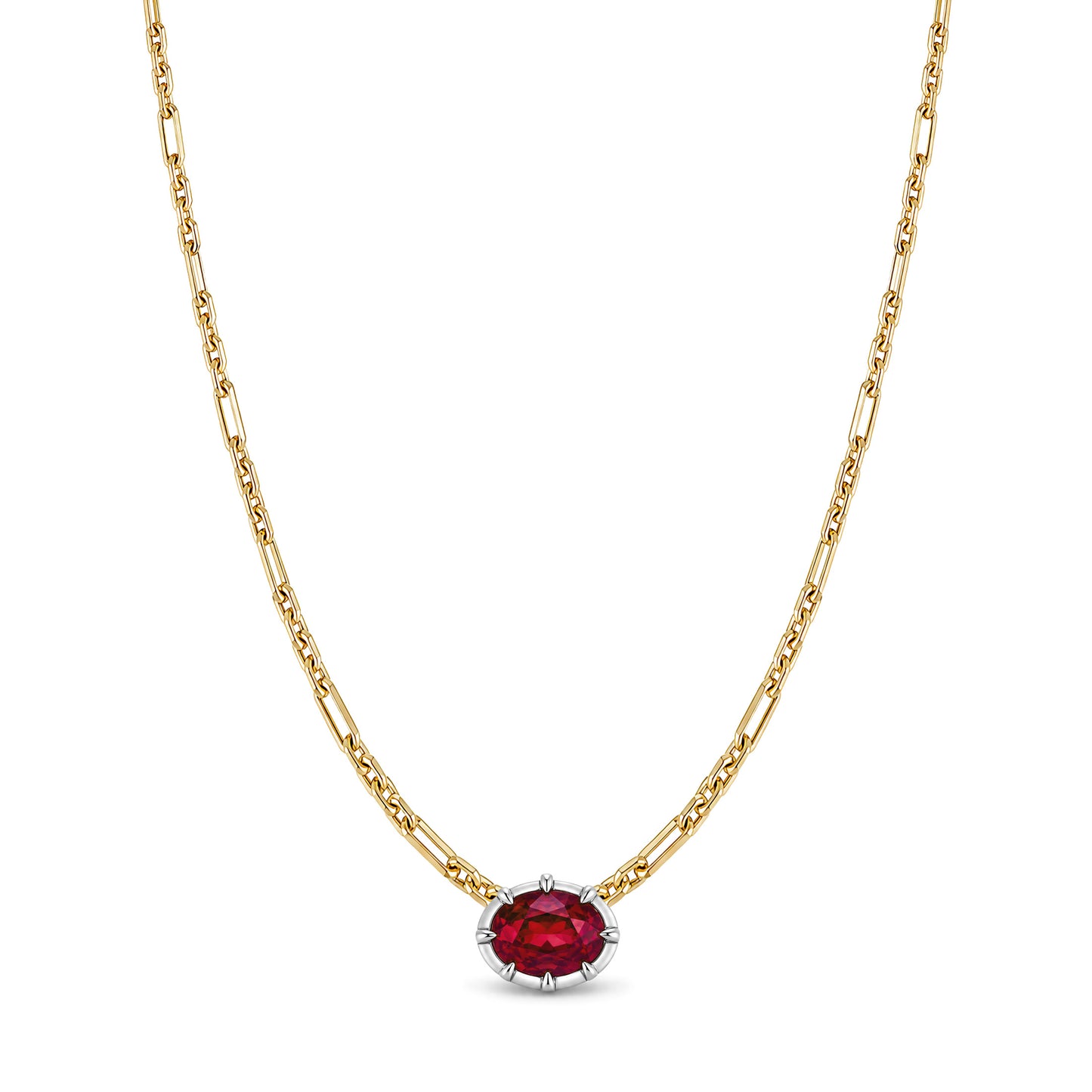 MILA RUBY PENDANT ON CHAIN