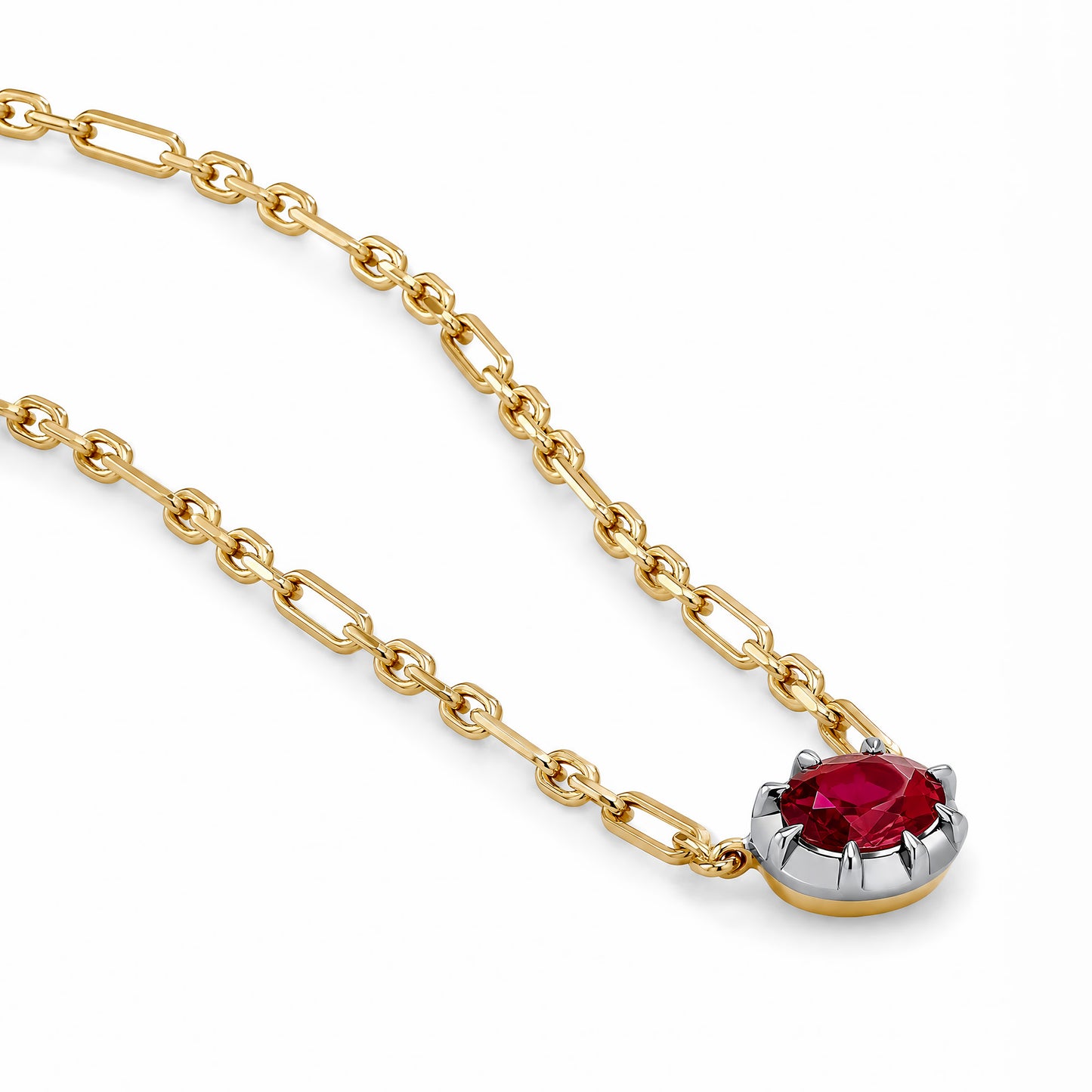MILA RUBY PENDANT ON CHAIN