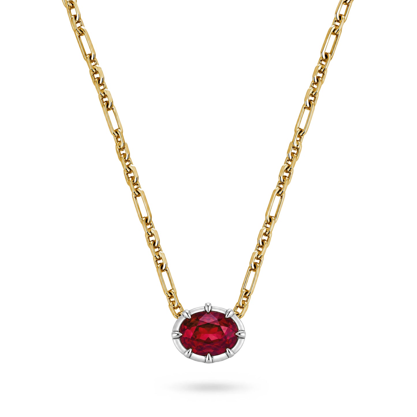 MILA RUBY PENDANT ON CHAIN