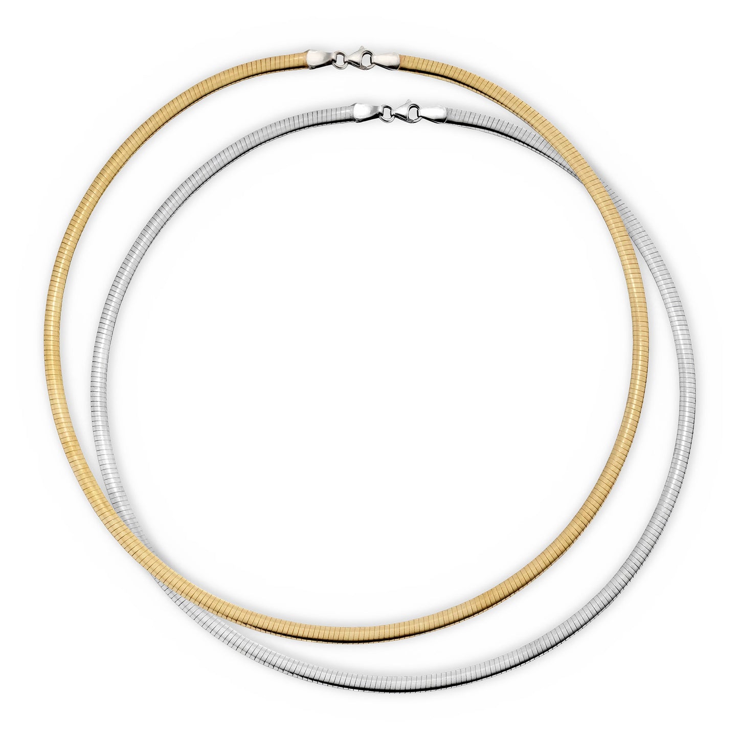 OMEGA TWO-TONE NECKLACE