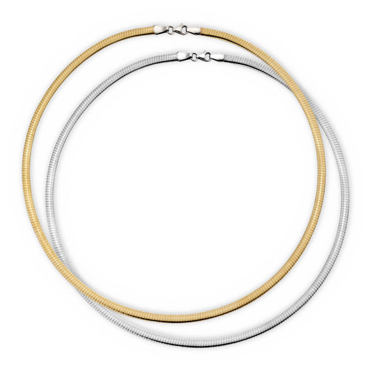 OMEGA TWO-TONE NECKLACE