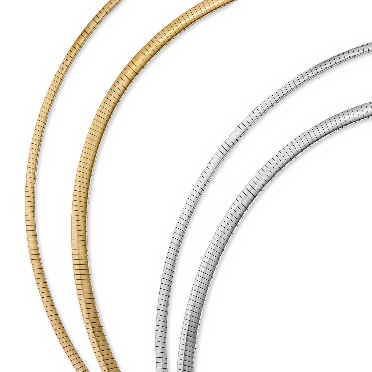 OMEGA TWO-TONE NECKLACE