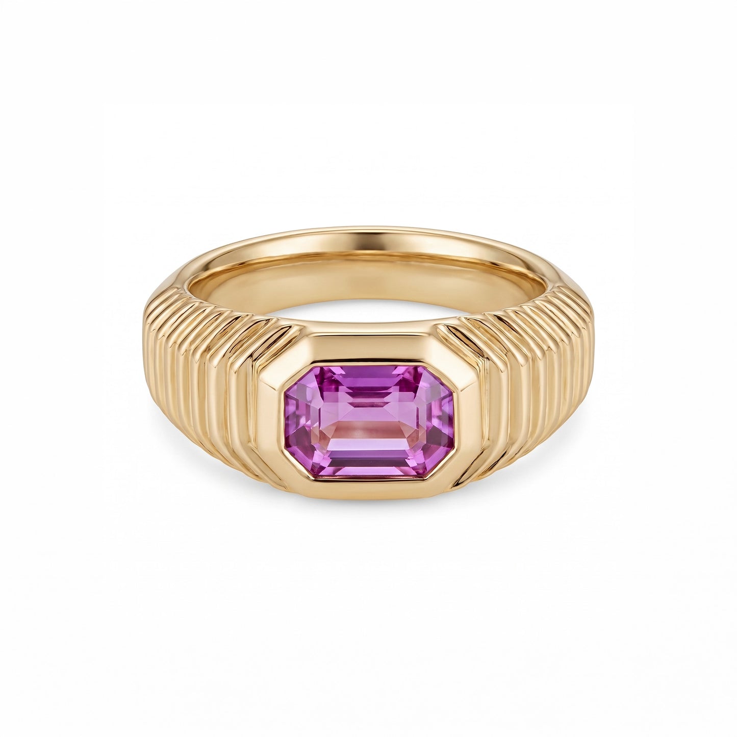 Contessa Pink Sapphire Pinkie Ring
