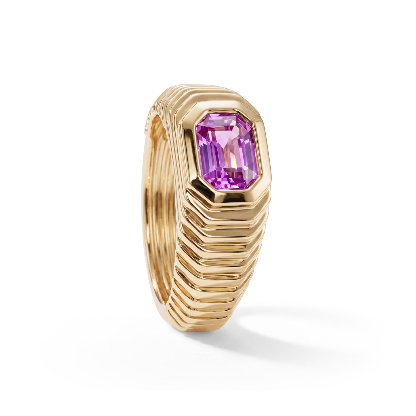 Contessa Pink Sapphire Pinkie Ring