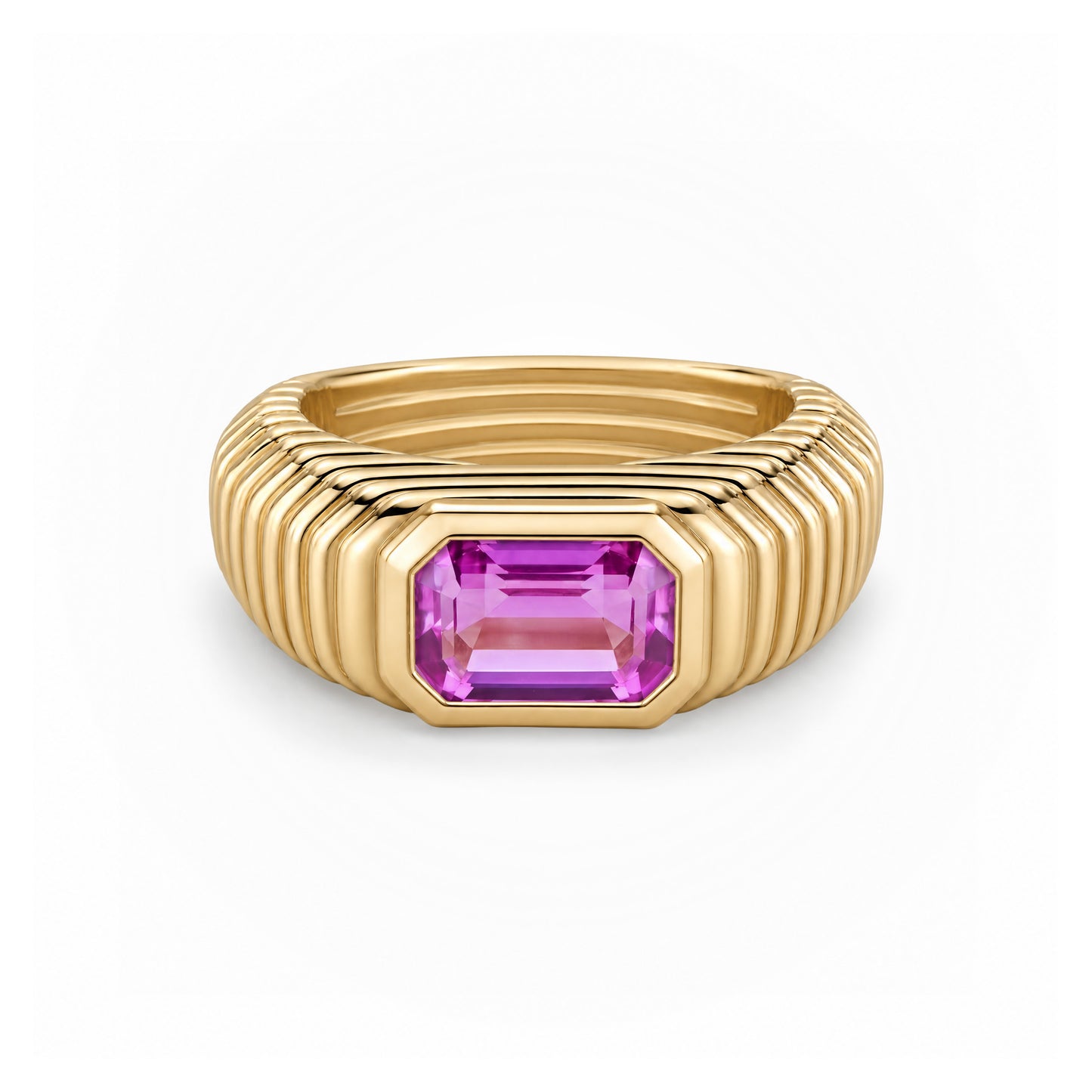Contessa Pink Sapphire Pinkie Ring