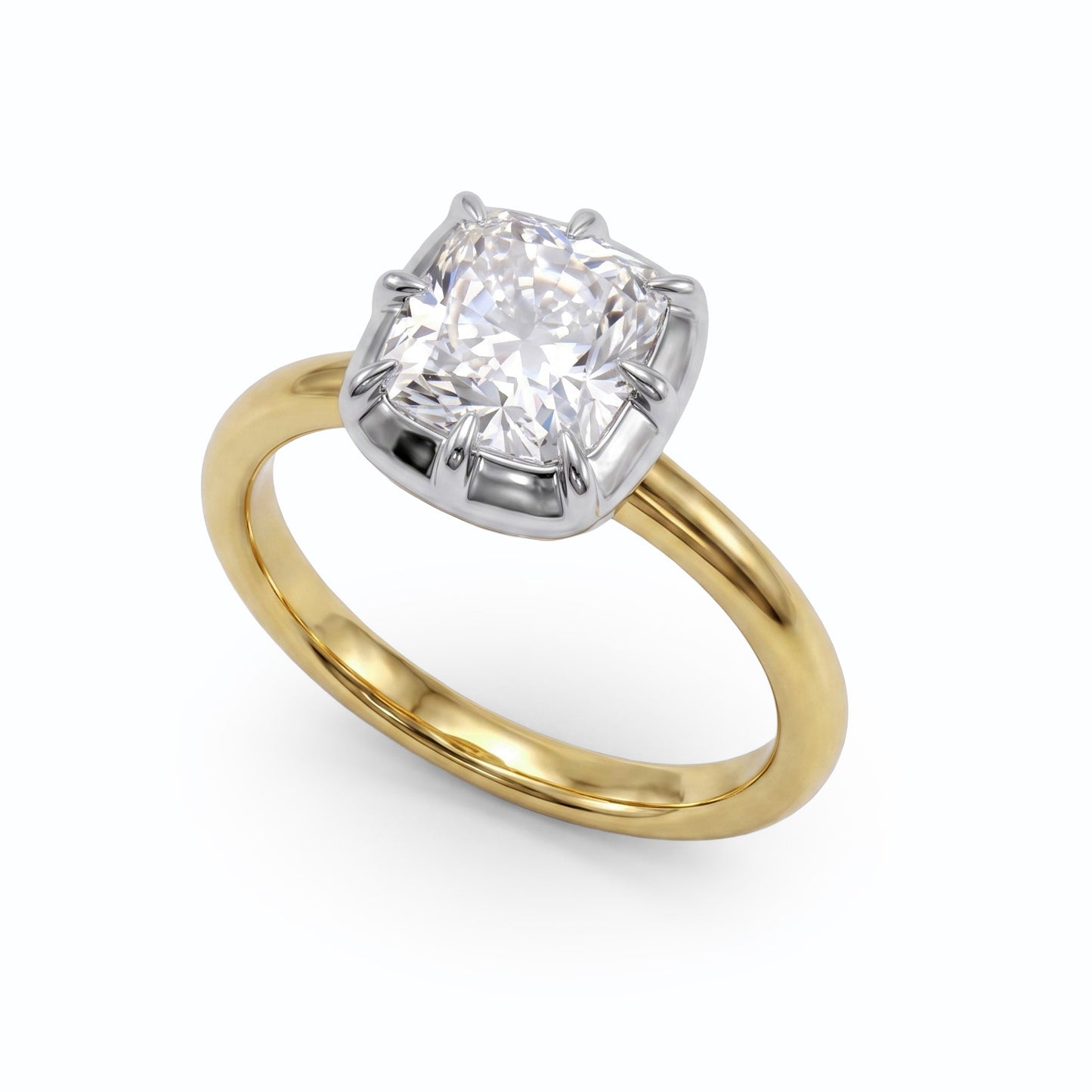 CUSHION GEORGIAN RING