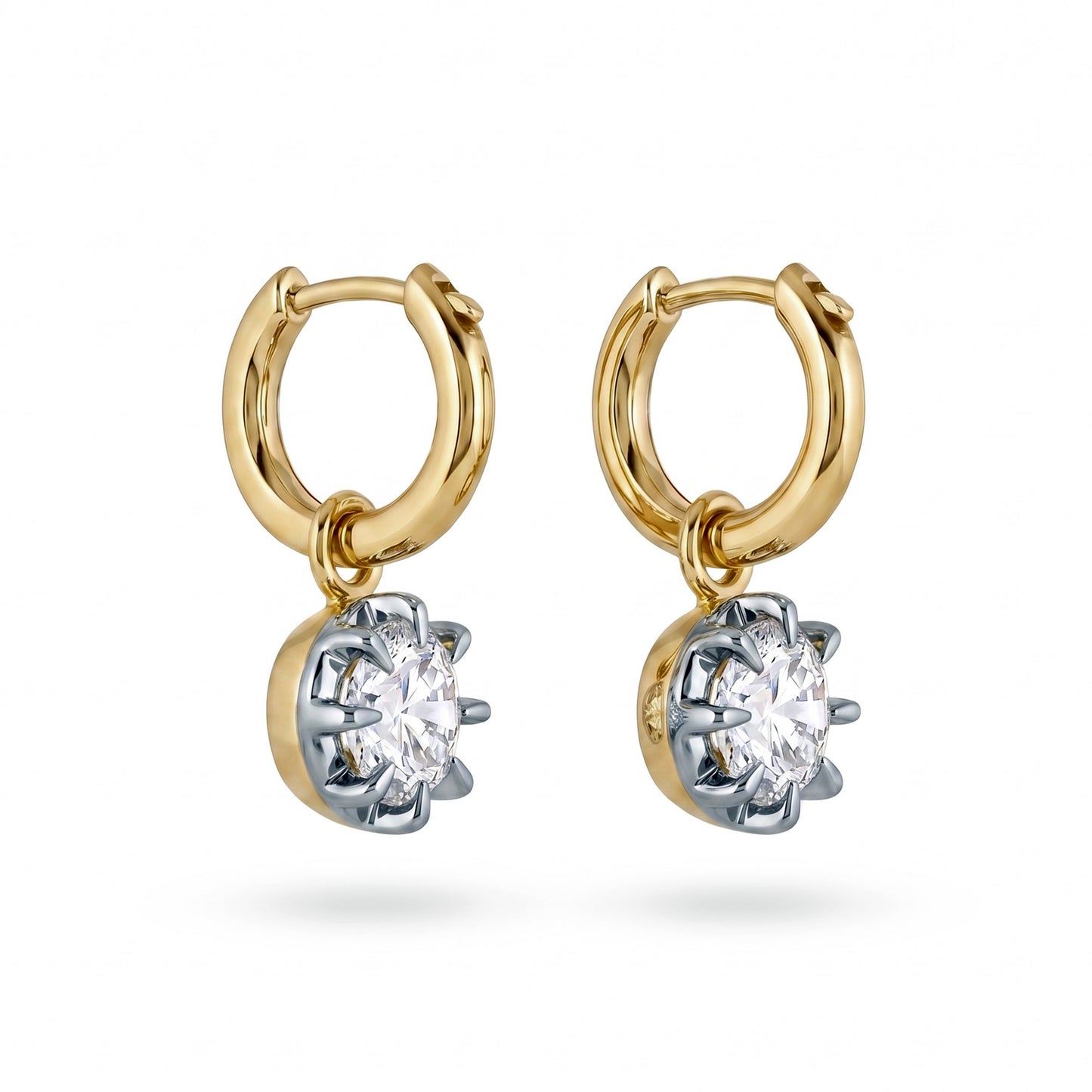 GEORGIAN DIAMOND DROP EARRINGS