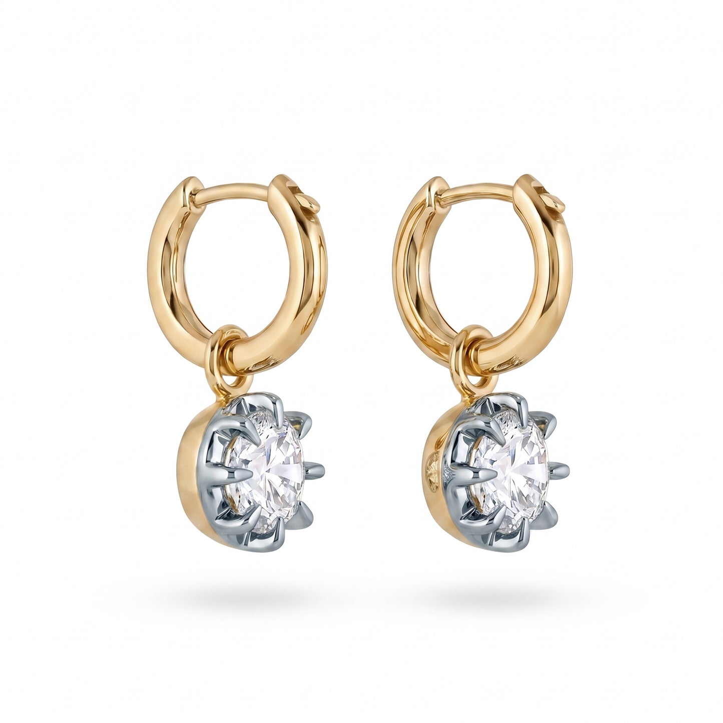 GEORGIAN DIAMOND DROP EARRINGS
