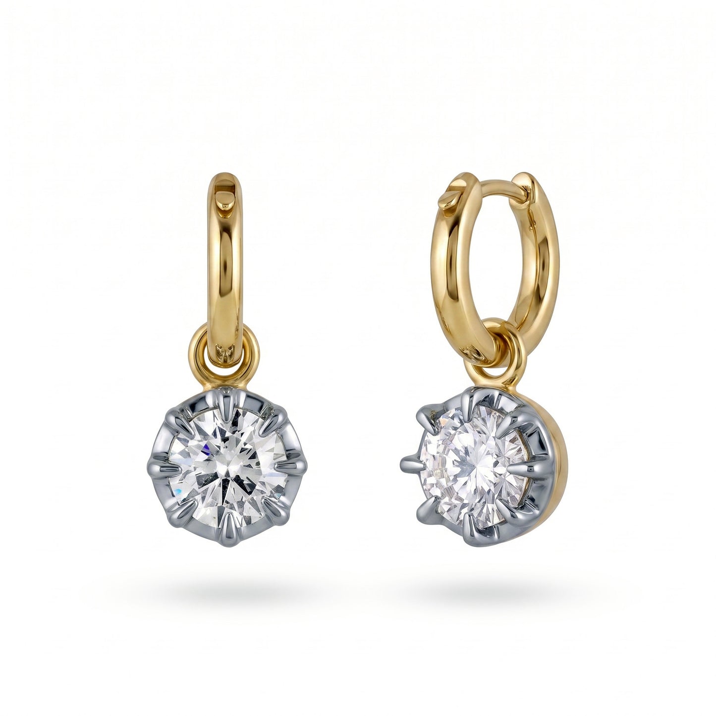 GEORGIAN DIAMOND DROP EARRINGS