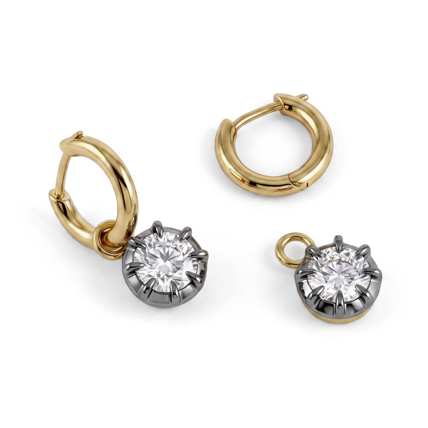 GEORGIAN DIAMOND DROP EARRINGS