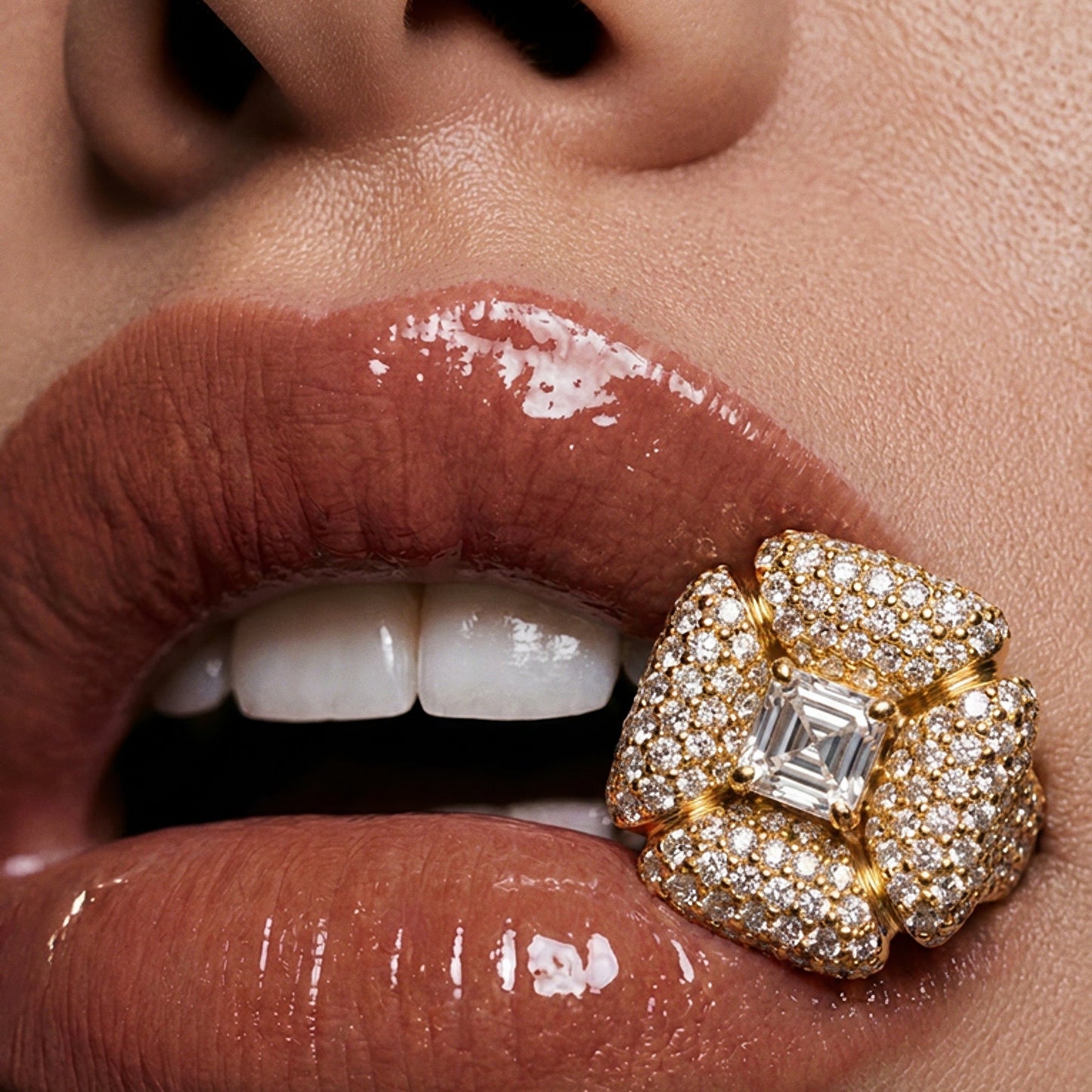 THE VESTA PAVE DIAMOND RING