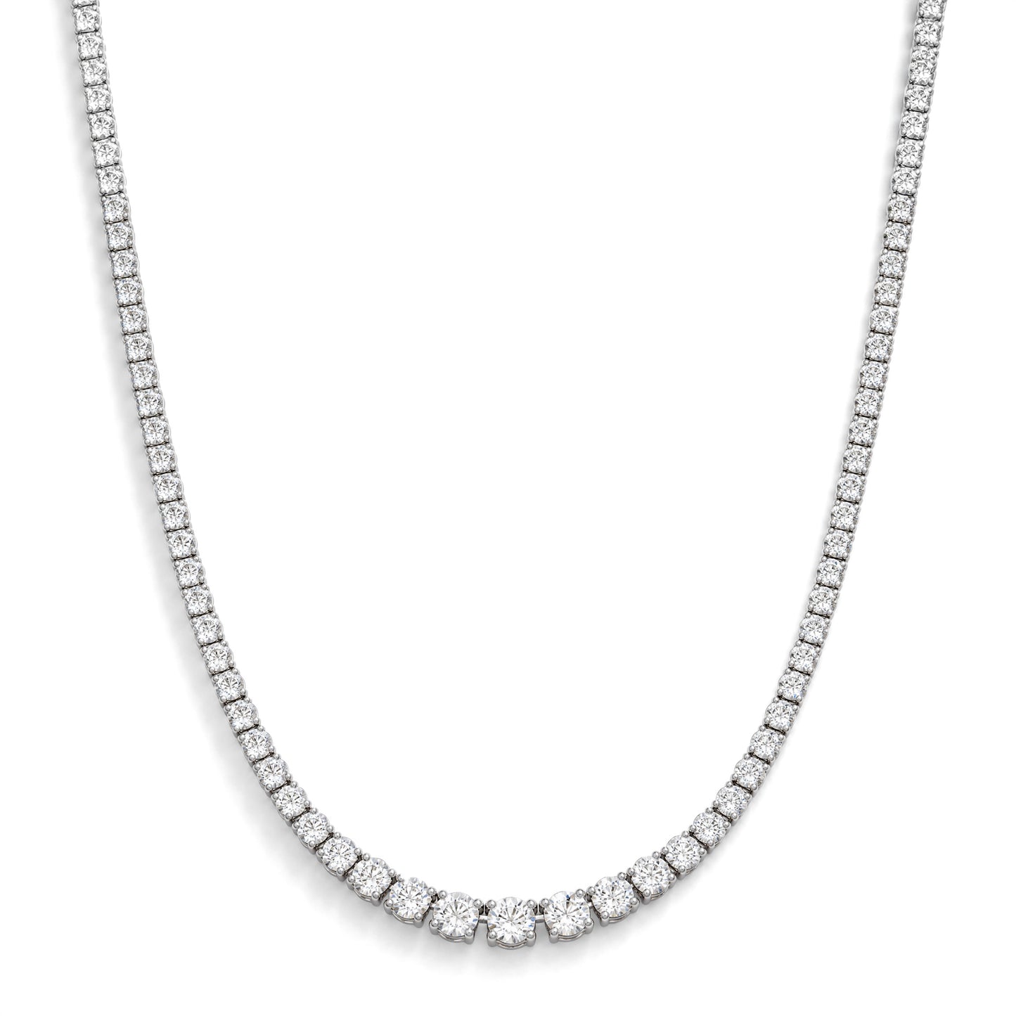 GRADUATING TENNIS NECKLACE