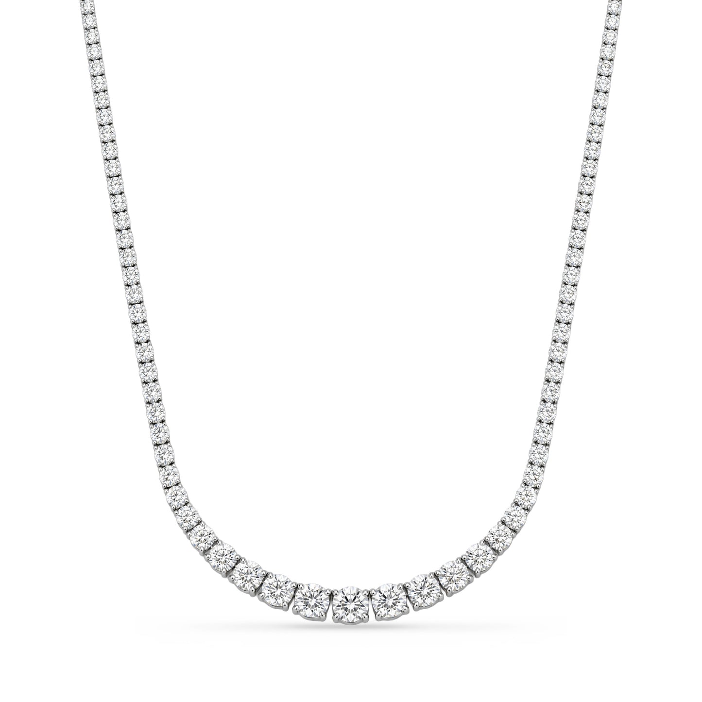 GRADUATING TENNIS NECKLACE
